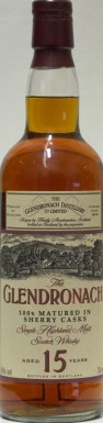 Glendronach 15yo Sherry Casks 40% 700ml