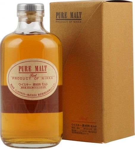 Nikka Pure Malt Red Gift Set with Journal Unpeated 43% 500ml