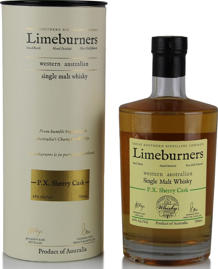 Limeburners P.X. Sherry Cask The Whisky Club 43% 700ml