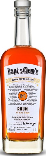 Bapt & Clems Unusual Spirits Colection 12yo 45% 700ml