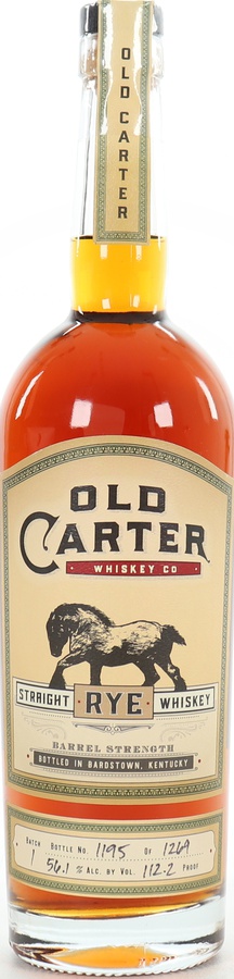 Old Carter Straight Rye Whisky 56.1% 750ml