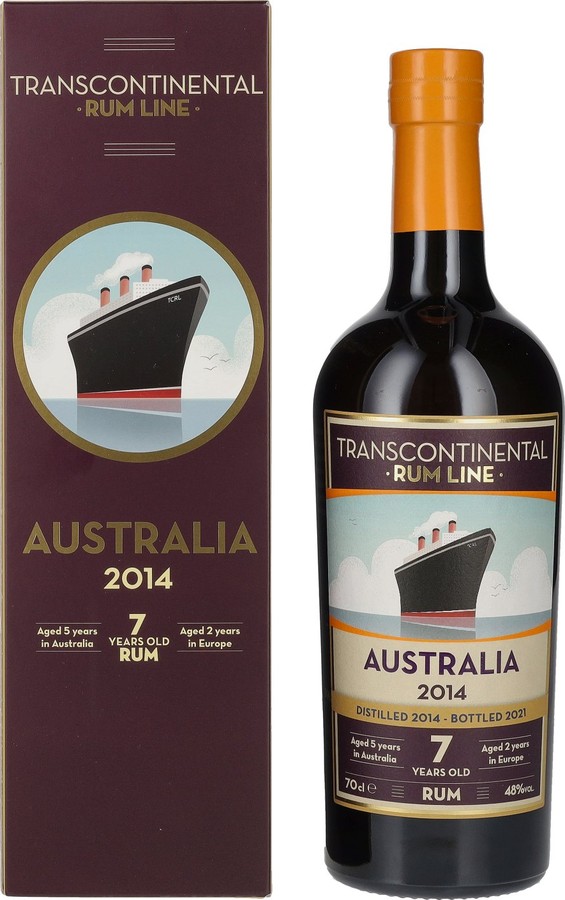 Transcontinental Rum Line 2014 Beenleigh Australia TCRL Line #47 7yo 48% 700ml