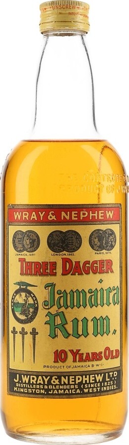 J. Wray & Nephew Three Dagger Jamaica 10yo 43% 750ml