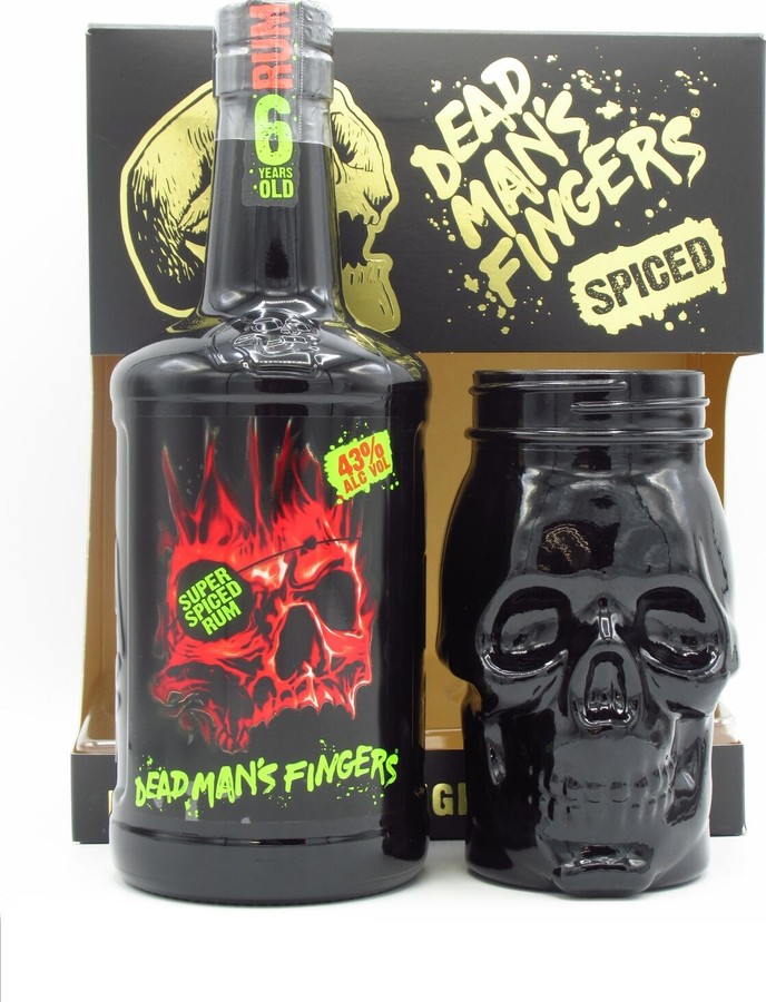 Dead Man's Fingers Super Spiced Giftbox with Glass 6yo 43% 700ml