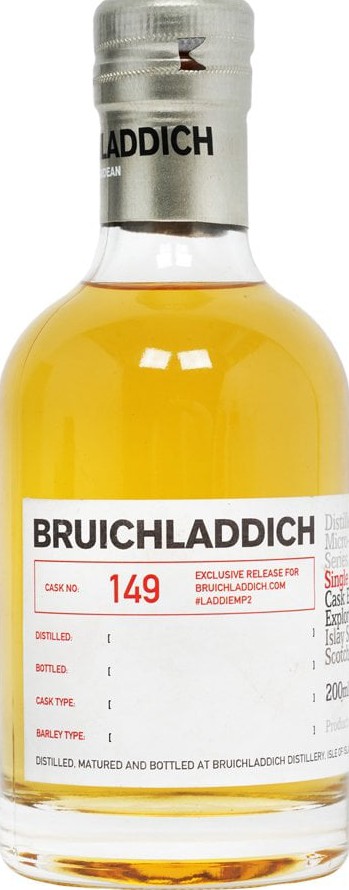 Bruichladdich #LADDIEMP2 2005 1st Fill Bourbon Cask 63.6% 200ml