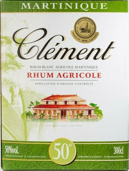 Clement Rhum Blanc Cubi 50% 3000ml