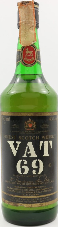 Vat 69 Finest Scotch Whisky 40% 750ml