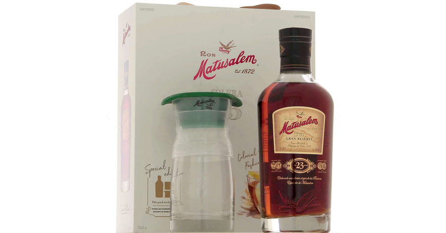 Matusalem Gran Reserva Coffret Old Fashioned Giftbox DD and glass 23yo 40% 700ml