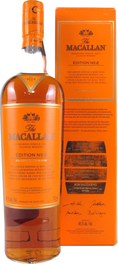 Macallan Edition No. 2 Oak casks 48.2% 750ml