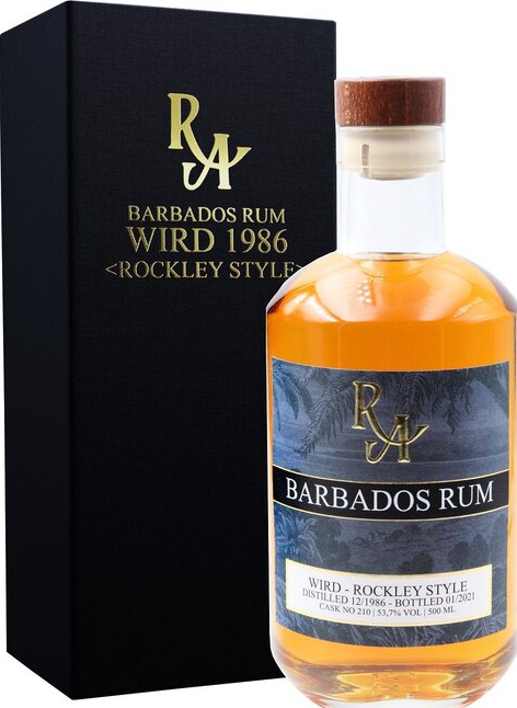 Rum Artesanal 1986 Barbados Wird Single Cask Rum 34yo 53.7% 500ml