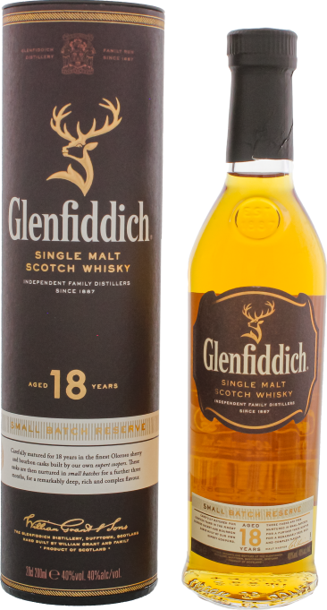 Glenfiddich 18yo 40% 200ml