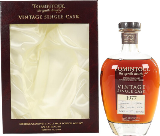 Tomintoul 1977 Sherry Cask #3700 54.9% 700ml