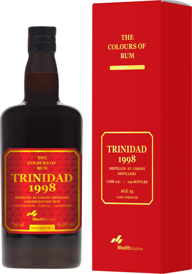 The Colours of Rum 1998 Trinidad 23yo 62.2% 700ml