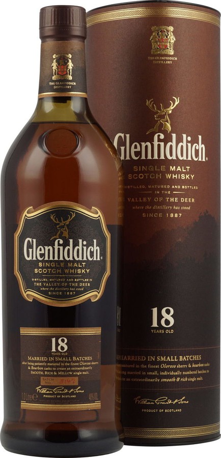 Glenfiddich 18yo 40% 1000ml