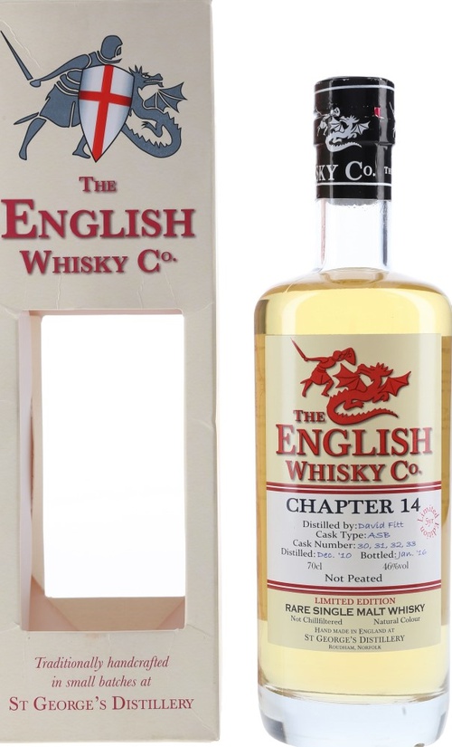 The English Whisky 2010 ASB 30, 31, 32 & 33 46% 700ml