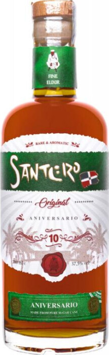 Santero 10 Aniversario Fine Elixir 37.5% 700ml