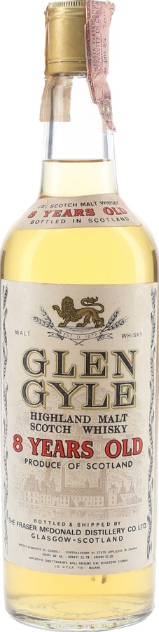 Glen Gyle 8yo 43% 750ml