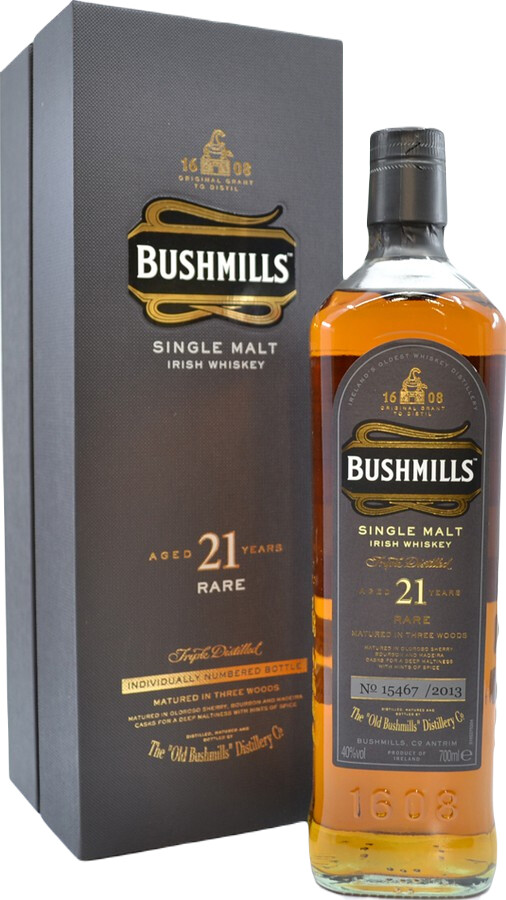 Bushmills 21yo Oloroso Bourbon & Madeira 40% 700ml