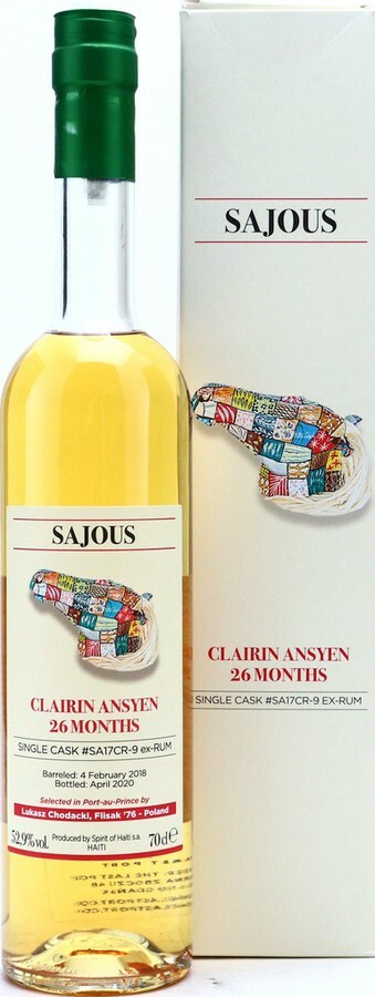Clairin 2018 Ansyen Sajous 26 Months Rum Cask Polish Edition 52.9% 700ml
