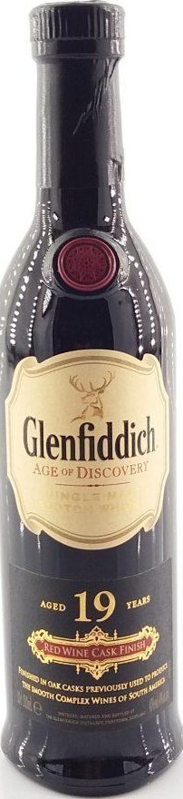 Glenfiddich 19yo Age of Discovery Red Wine 40% 200ml