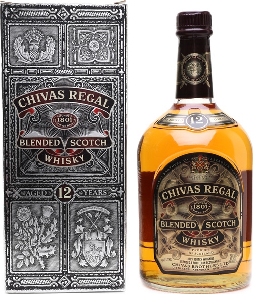 Chivas Regal 12yo Blended Scotch Whisky 43% 1000ml