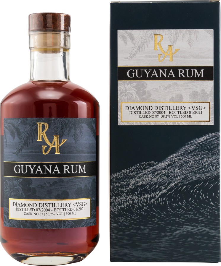Rum Artesanal 2004 Diamond VSG Guyana Cask no.87 16yo 58.2% 500ml