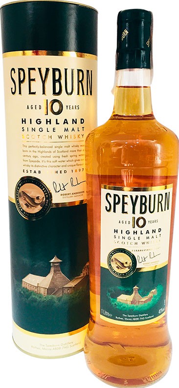 Speyburn 10yo Highland Single Malt 40% 1000ml