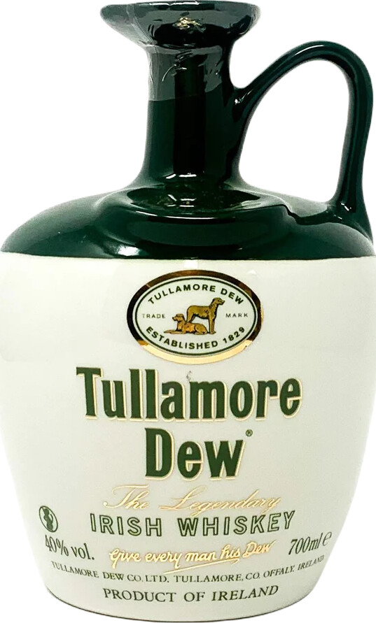 Tullamore Dew Ceramic Jug The Legendary Irish Whisky 40% 750ml