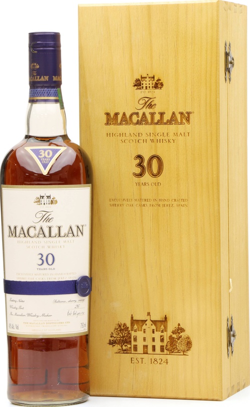 Macallan 30yo Sherry Oak 43% 750ml