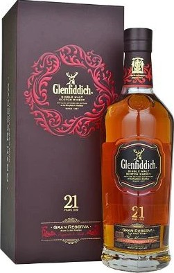 Glenfiddich 21yo Gran Reserva Cask Finish Bourbon Cask + Rum Cask Finish 40% 750ml