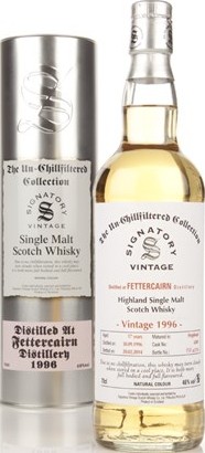 Fettercairn 1996 SV The Un-Chillfiltered Collection Hogshead 4349 46% 700ml