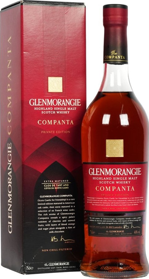 Glenmorangie Companta Private Edition Grand Cru Burgundy & Cotes du Rhone Casks 46% 750ml