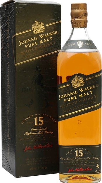 Johnnie Walker 15yo Pure Malt L50 10DN00 00020900 43% 1000ml