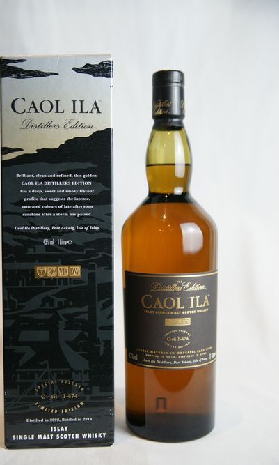 Caol Ila 2002 The Distillers Edition Double Matured in Moscatel Casks 43% 1000ml