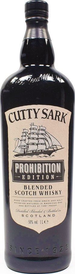 Cutty Sark Prohibition Edition Blended Scotch Whisky 50% 1000ml