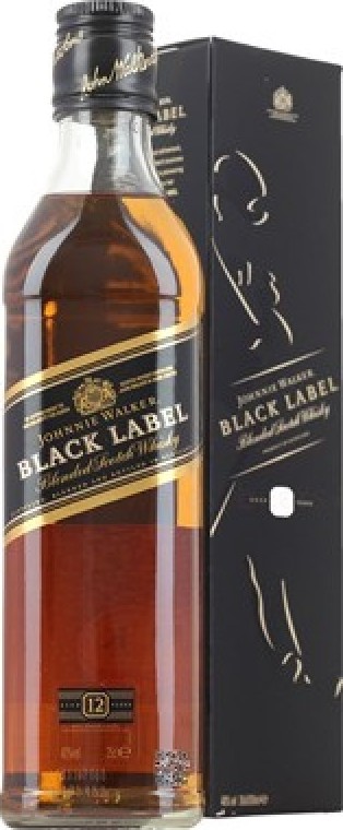 Johnnie Walker Black Label - 40% Radar Whisky Scotch Blended 350ml Spirit
