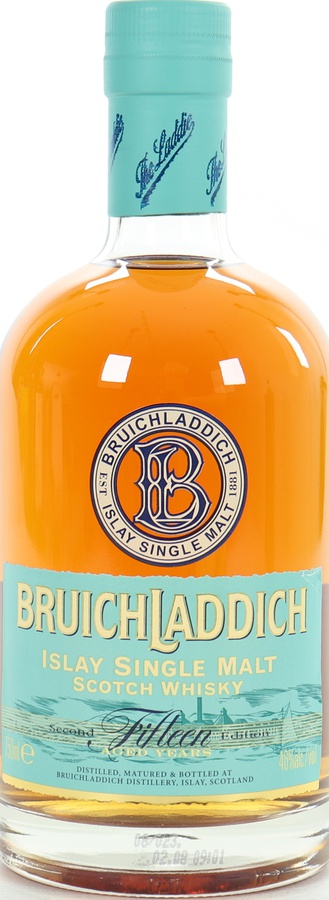 Bruichladdich 15yo 2nd Edition Bourbon + Sauternes Wine Casks Finish 46% 750ml