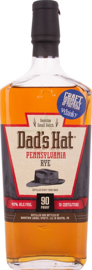Dad's Hat Pennsylvania Rye Whisky New Oak Quarter Cask Barrels 45% 700ml