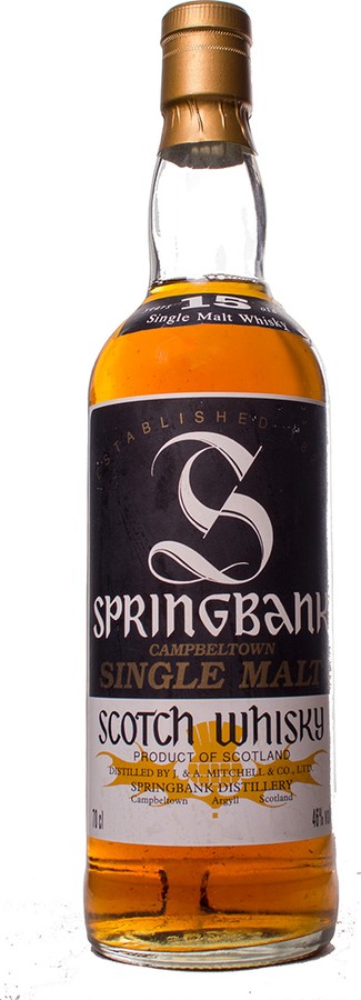 Springbank 15yo Black Label Cork stopper 46% 700ml