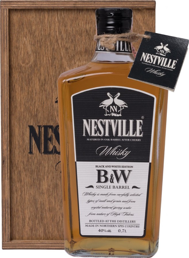 Nestville B&W Single Barrel Oak Barrel 40% 700ml