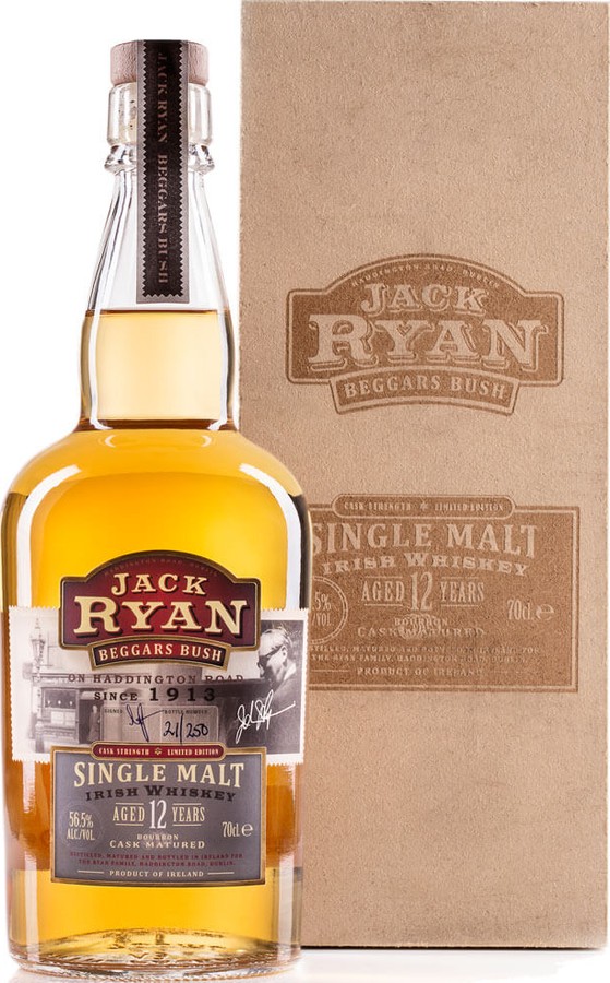 Jack Ryan 12yo Cask Strength Limited Edition Bourbon Cask 56.5% 700ml