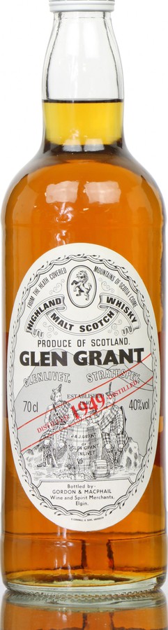 Glen Grant 1949 GM Licensed Bottling Fassbinder Import Switzerland 40% 700ml