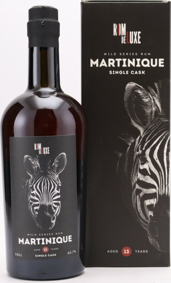 Rom De Luxe Wild Series Martinique Batch No.1 Zebra 13yo 60.7% 700ml