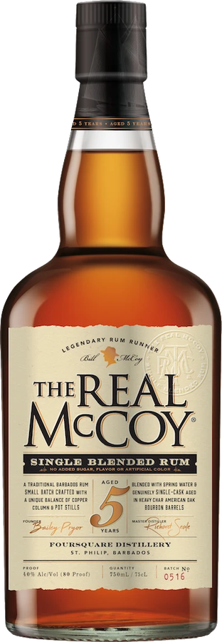 The Real McCoy Single Blended 5yo 40% 750ml
