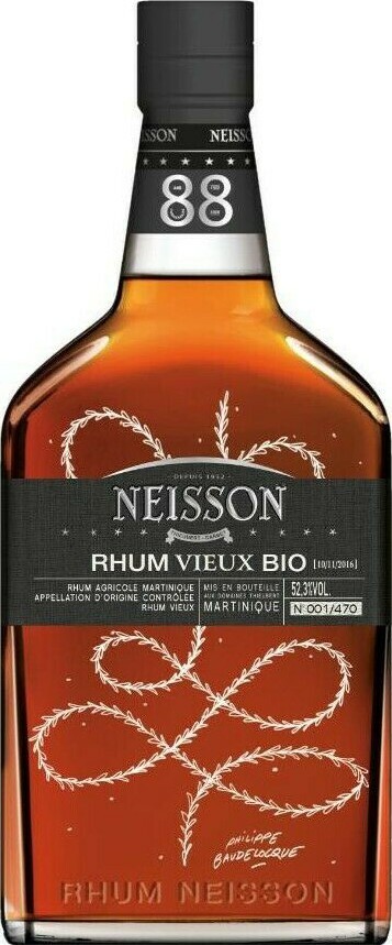 Neisson 2016 Rhum Vieux Bio 52.3% 700ml