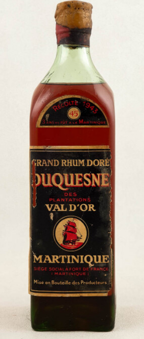 Duquesne 1943 Grand Rhum Vieux Val D'or 3yo 45% 700ml