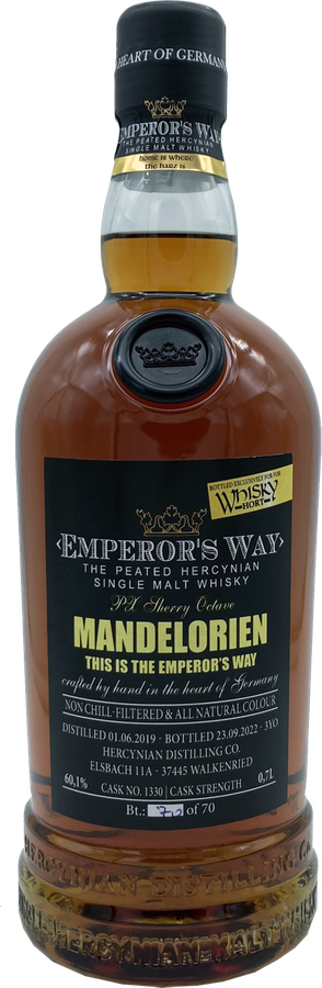 Emperor's Way 2019 Mandelorien PX Sherry Octave Whiskyhort 60.1% 700ml
