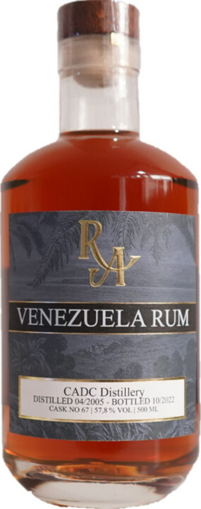 Rum Artesanal 2005 C.A.D.C Venezuela 17yo 57.8% 500ml