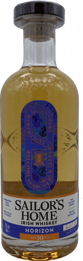 Sailor's Home Irish Whisky Horizon TSH The Islands Series Barbados Rum Casks 43% 700ml