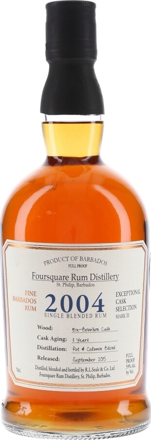 Foursquare 2004 Exceptional Cask Selection Mark III 11yo 59% 700ml